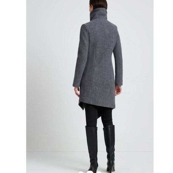 NWOT Marcella Maren Over Coat - Gray - Picture 4 of 7